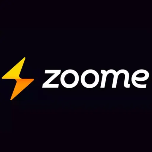 Zoome casino logo.