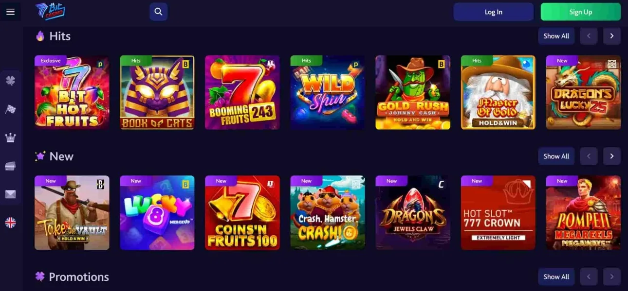7Bit Casino Games.