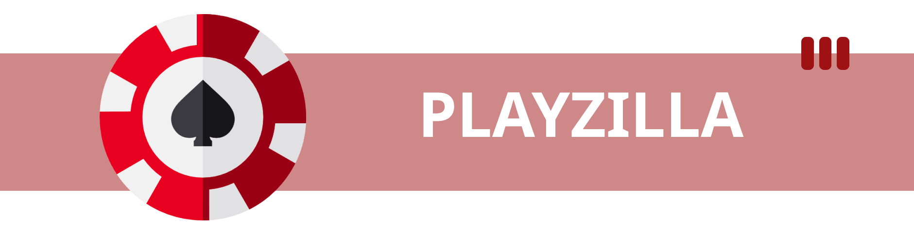 PlayZilla Casino main banner.