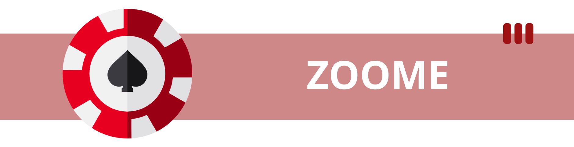 Zoome Casino Main Banner.